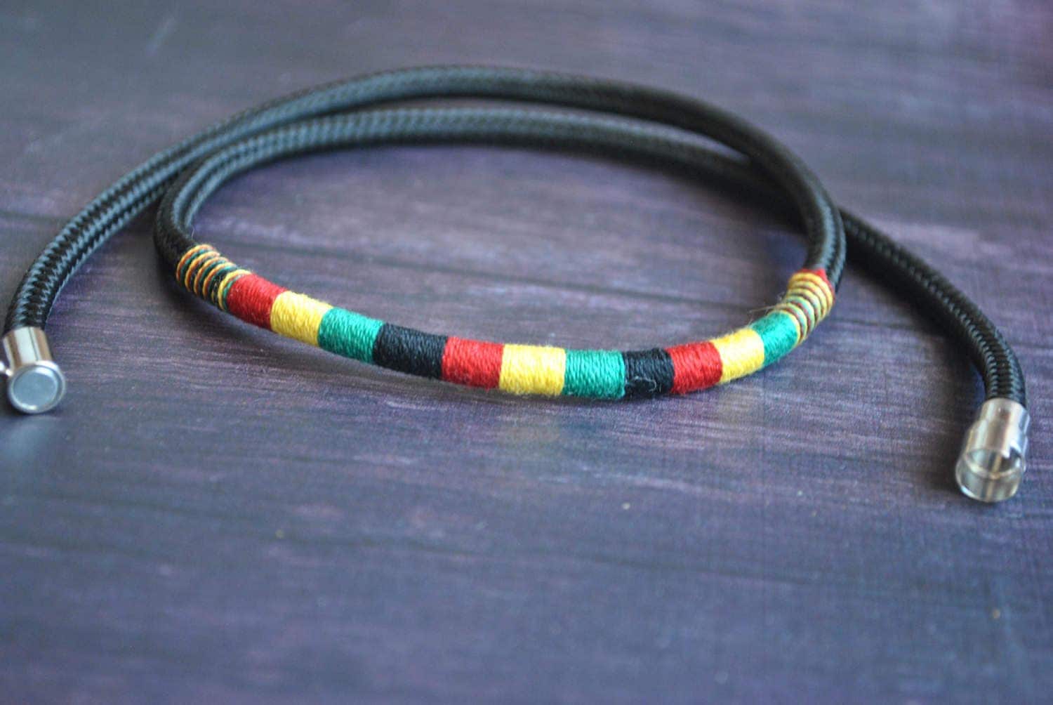 Rasta Costa Rica necklace Costa rican jewelry rasta