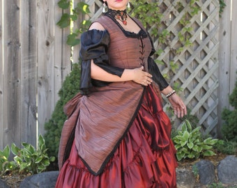 Polonaise~Victorian Jacket~Steampunk jacket~Bustle~Bustle jacket~Steampunk~Pirate Coat~Victorian Dress~Steampunk Dress~Alter Egos Bazaar~