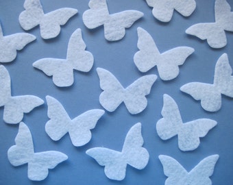 Felt Die-Cut BUTTERFLIES -- 1-1/2" -- Available in different colors -- Great for crafts, wax dipping, decorating, etc.