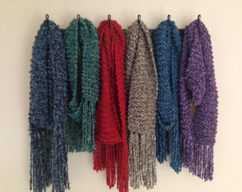 SALE! Soft and Cozy Knit Scarves Choose Your Color