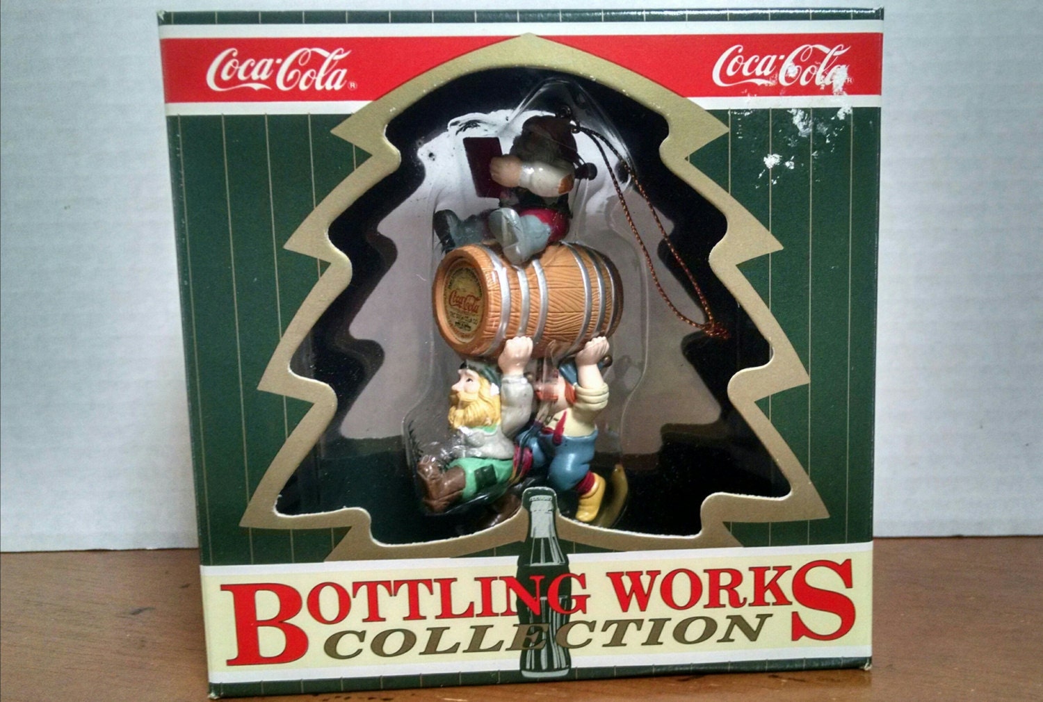 Vintage Coca-cola Christmas Ornament Bottling Works