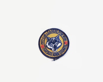 1977 Chicago Cub Scouts Patch Vintage Cub Scout Leader Pow Wow