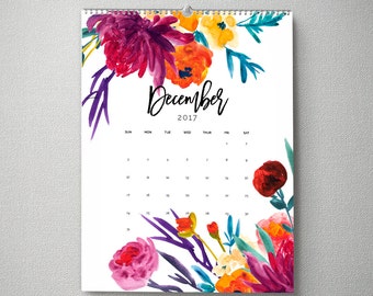 Wall calendar | Etsy