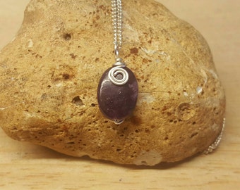 Purple Stone Pendant 