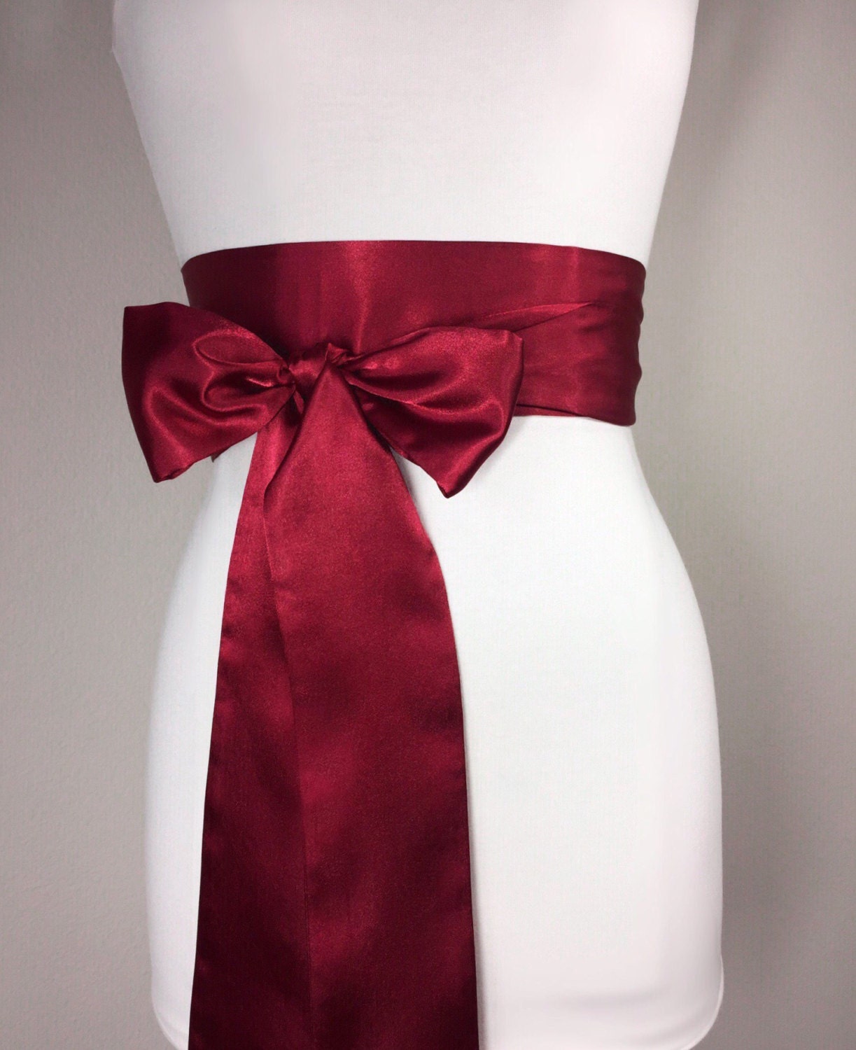 red wedding sash