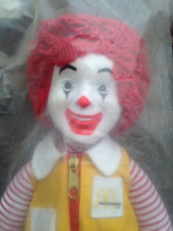 ronald mcdonald soft toy