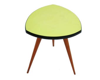 XS Yellow Table Blumentisch 1950s