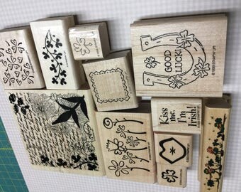 St. Paddy's Stamp Lot of 11 - All Different
