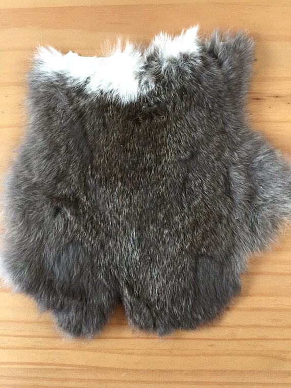 Dark Brown Rabbit Pelt Crafts Taxidermy