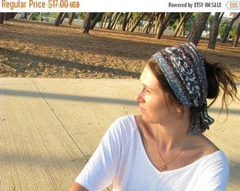 Floral head scarf, double sided special hair scarf, hair covering,hair wrap, hair accesory