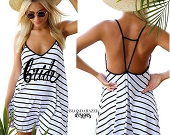 Bride Beach Tank Top Swimsuit Coverup
