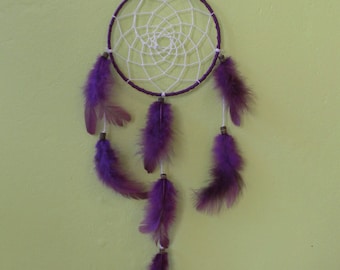 Purple dream catcher 15 native American hand-Deco done cm