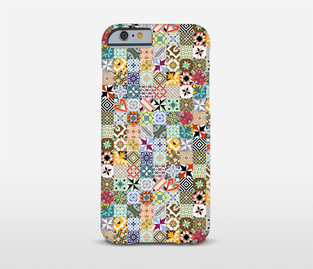 Mosaic Tiles Phone Cases Ceramic Tile Art HTC Cases