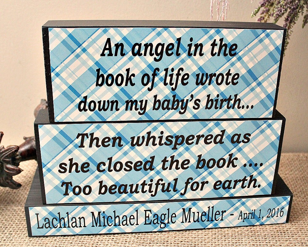 Baby Memorial Gift Loss Of A Child Stillborn Baby