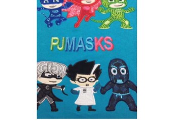 Custom PJ Masks Birthday shirt