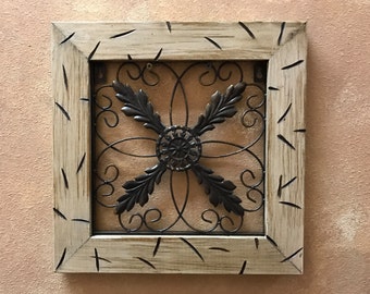 Framed Metal Wall Art metal wall art wood espresso framed metal rings silver gold Framed Metal Wall Art metal wall art wood espresso framed metal rings silver gold