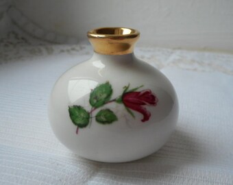 stunning vintage Limoges porcelain dolls house miniature porcelain vase
