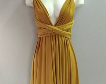 Mustard Yellow Dress Material Set With Dupatta main image 1
