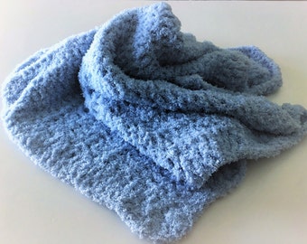 Crochet Baby Blanket, Blue Baby Blanket, Crochet Blanket, Baby Afghan, Handmade Crochet, Baby Boy Blanket, Baby Shower Gift, Baby Blanket