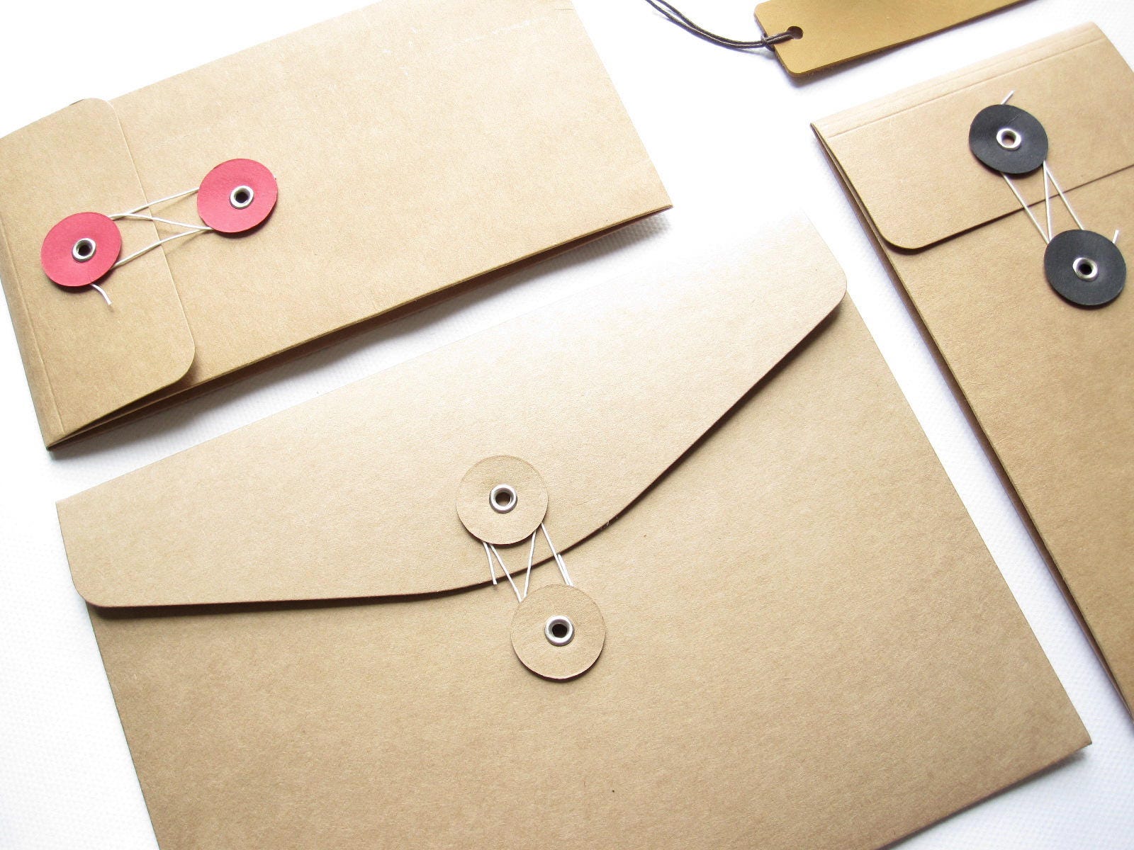 String & Button Kraft EnvelopesBrown Kraft EnvelopeKraft