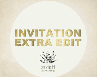 INVITATION - Extra edit