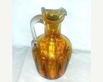 Vintage Green Glass Frog Candle Holder Indiana by JunkYardBlonde