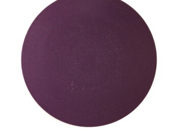 Pair of Massimo Vignelli Sasaki Colorstone Plum Dinner Plates