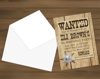 Wanted poster | Etsy