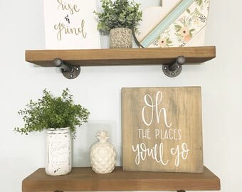 Oh The Places You'll Go - Wood Sign