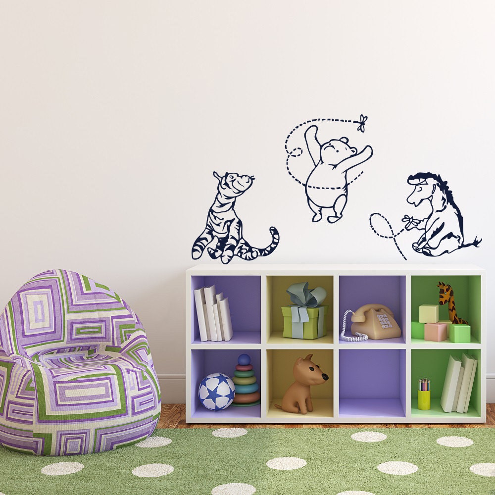 Winnie The Pooh Wall Decal Classic Winnie The Pooh Tigger Classic Winnie The Pooh Wall Decals For Nursery