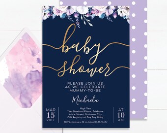 Baby Shower Invitation | Baby Shower Invites | Baby Shower Invitations | Digital Invitation
