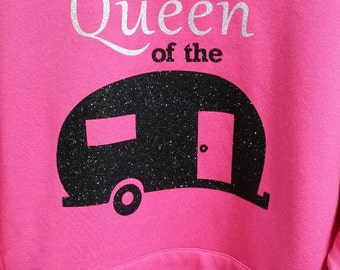 Camping Sweatshirt a must have for the queen of the camper