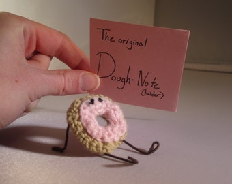 The Dough-Note Holder sticky note holder note stand donut paper stand