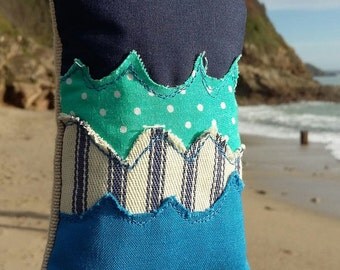 Lavender bag, lavender sachet, scented bag, English lavender, embroidered lavender bag, handmade, made in Cornwall, home decor