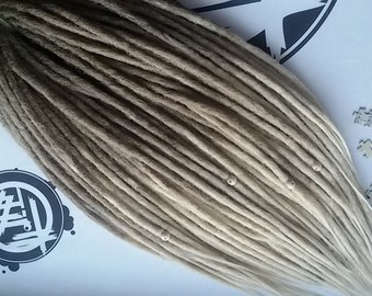 OMBRE SYNTHETIC DREADS full set double ended dreadlocks. Soft dreadlocks. Natural texture.