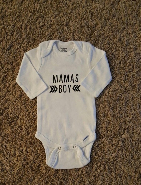 Items similar to Mamas Boy onesie on Etsy