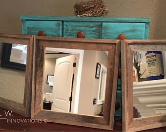 Bathroom Mirror Kl weathered mirror | etsy Bathroom Mirror Kl weathered mirror | etsy