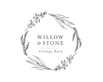 Premade Logo, rustic logo , Logo Design, Brand Design, Business Logo, photography logo, rustic logo, logo design, botanical logo,