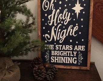 Oh Holy Night Sign 