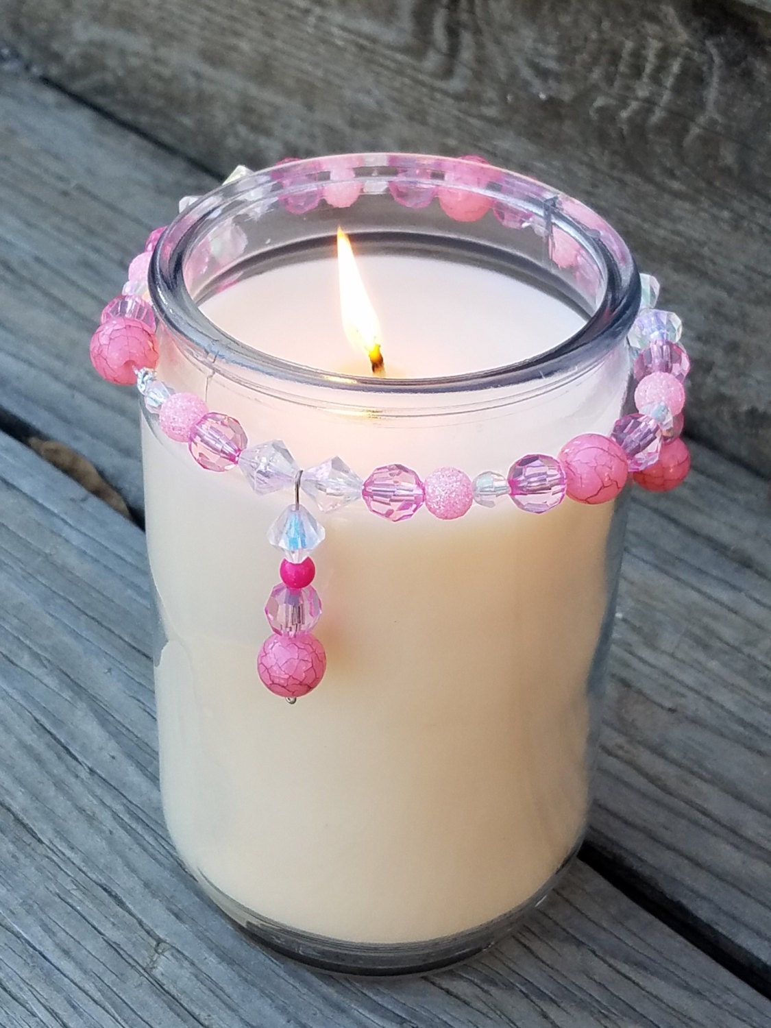 Decorative Candle Accessory/ Candle Bling/ Candle Ring/ Home