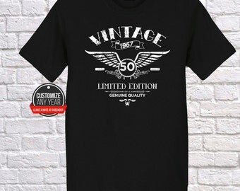 50th birthday, 50th birthday gifts for women , 50th birthday tshirt, 1967 , 50th birthday gift for men , vintage 1967 , 50th , 50th birthday