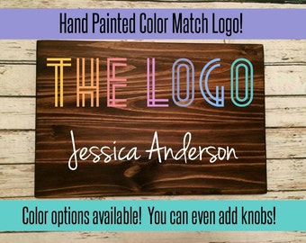 Handpainted Custom Consultant Wood Sign- Approved colors!