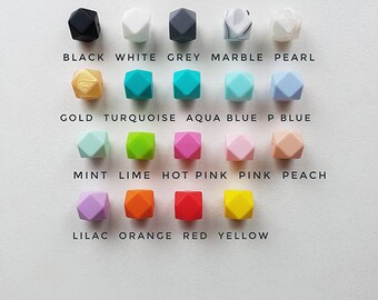 Lilly Custom Teething Necklace, Silicone Beads, BPA Free, Personalise, Baby Teething, Nursing