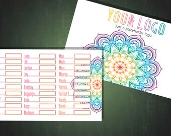 My Size Card - 3.5x2 - Lula Business Card - Free Personalization for LuLaRoe Consultants - Business Card Size