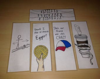 Stranger Things Bookmark Set of 5