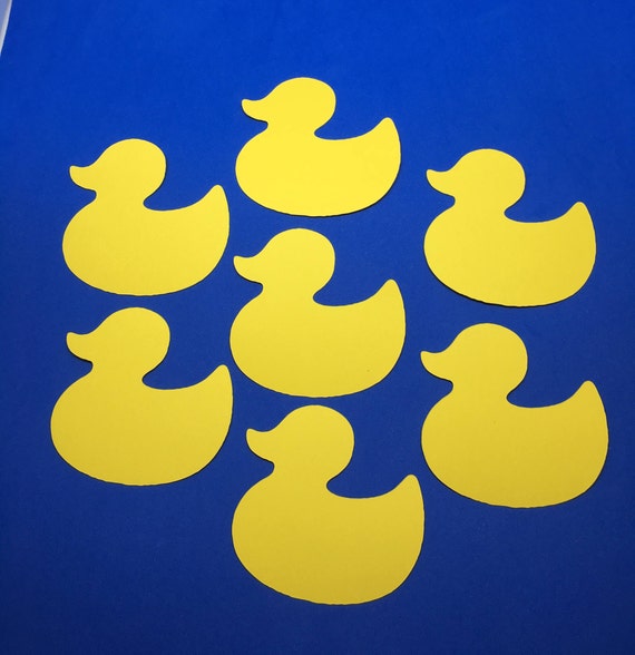 Die Cut Cardstock Paper Ducks Tags Decorations Banner