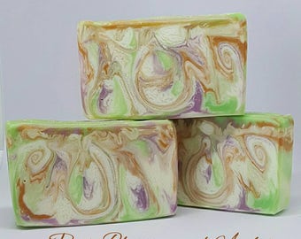 Pear Blossom and Amber Handcrafted Soap