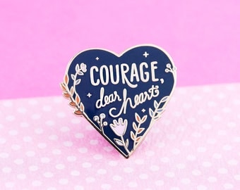 Courage Enamel Pin | Narnia Pin - Lapel Pin - Enamel pins
