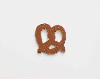 Pretzel Enamel Pin