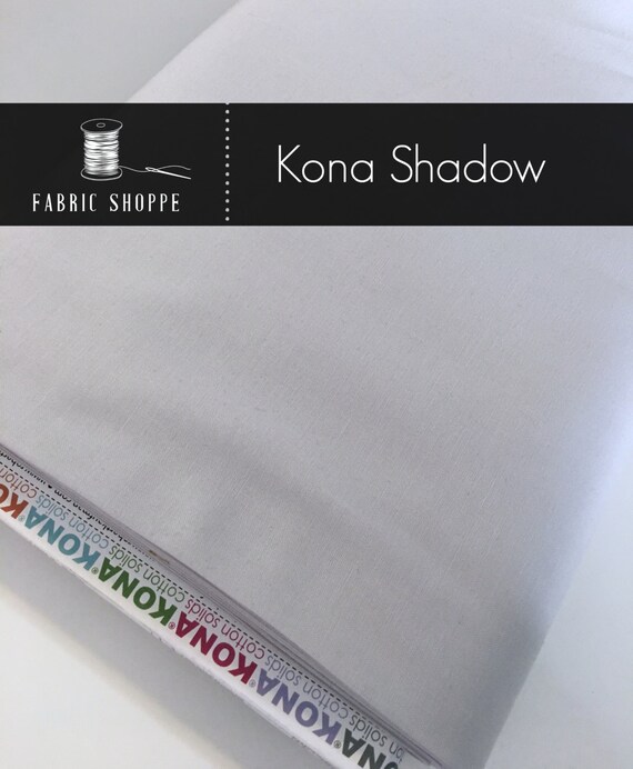 Kona cotton solid quilt fabric Kona SHADOW 457 Gray fabric